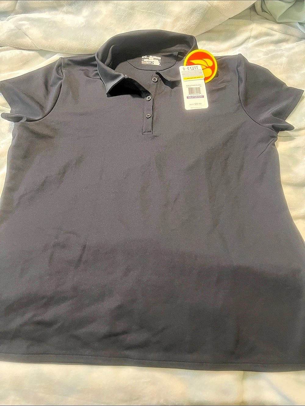 Under Armour Tactical Breech Polo Shirt in Black Size XXL (12X) NWT
